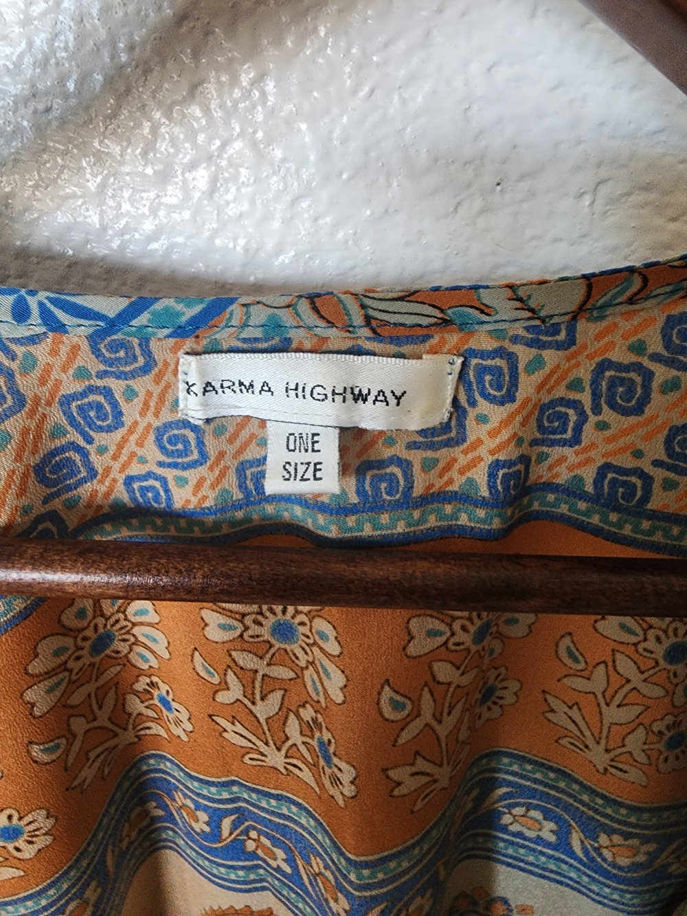 Karma Highway Boho Floral Paisley Open Front Kimono | Anthropologie Style - Picture 4 of 4